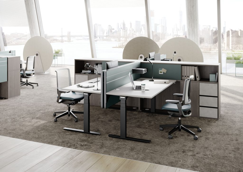 Ergonomische Bürostühle in verschiedenen Ausführungen