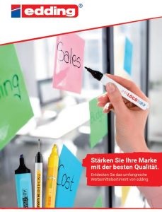 Edding Werbemittel Katalog 2024
